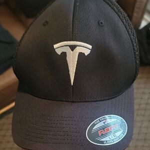 Tesla Black Flexfit Cap